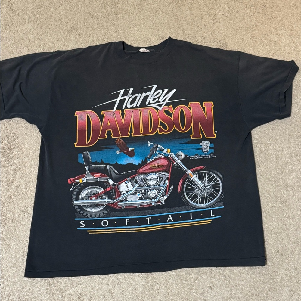 Vintage 1987 Harley Davidson tee